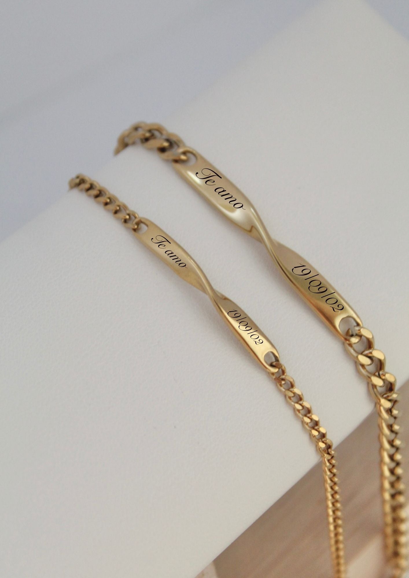 Pulseras dúo infinito