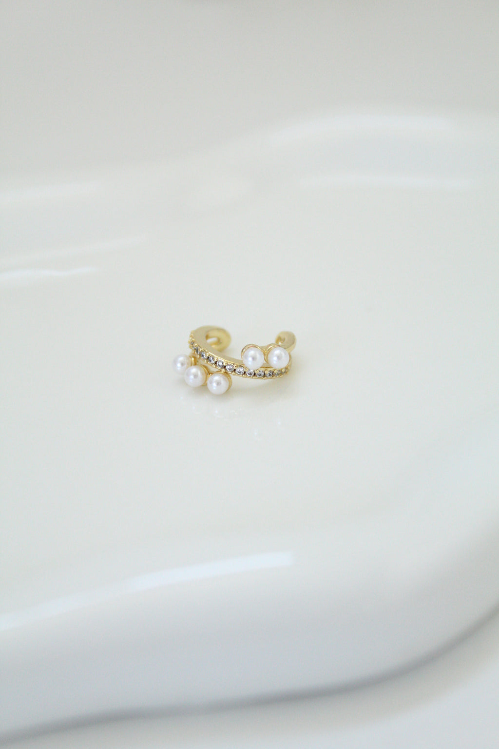 Earcuff de perlitas