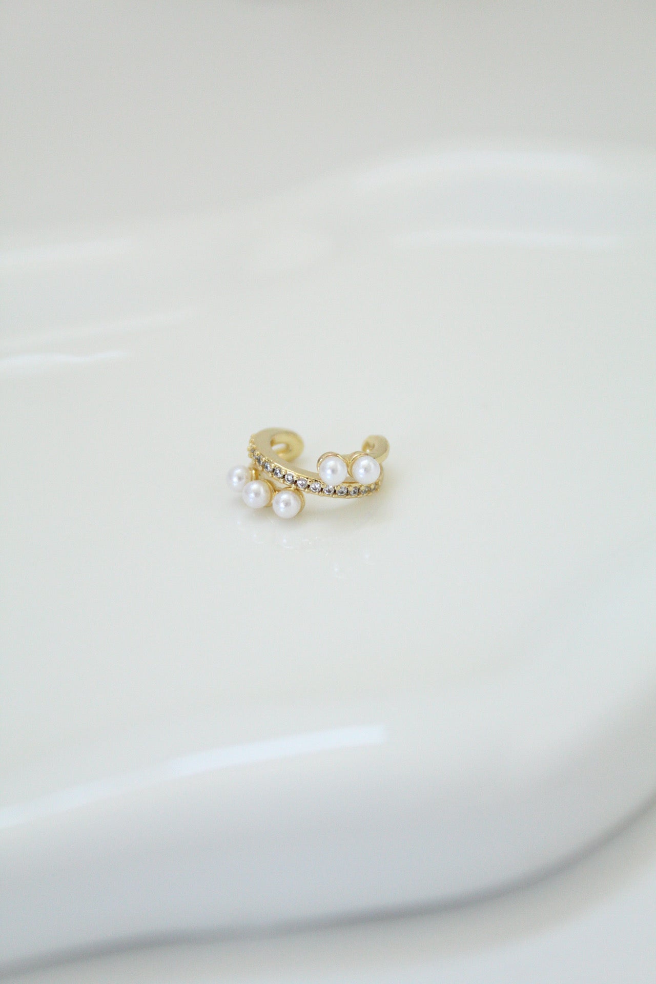 Earcuff de perlitas