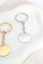 Llavero redondo con grabado