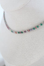 Sparkle rainbow necklace