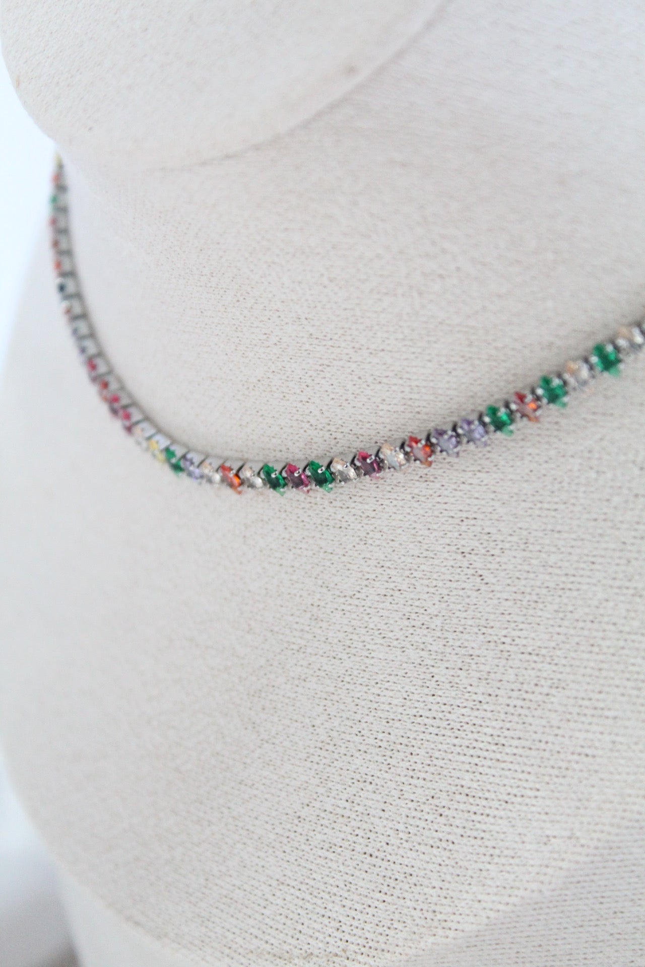 Sparkle rainbow necklace