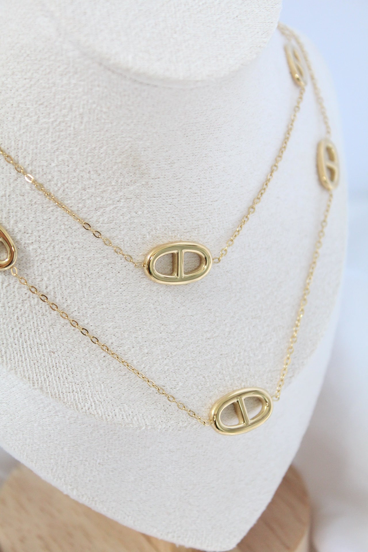 Raque double necklace