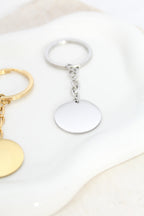 Llavero redondo con grabado