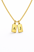 Collar con doble dije