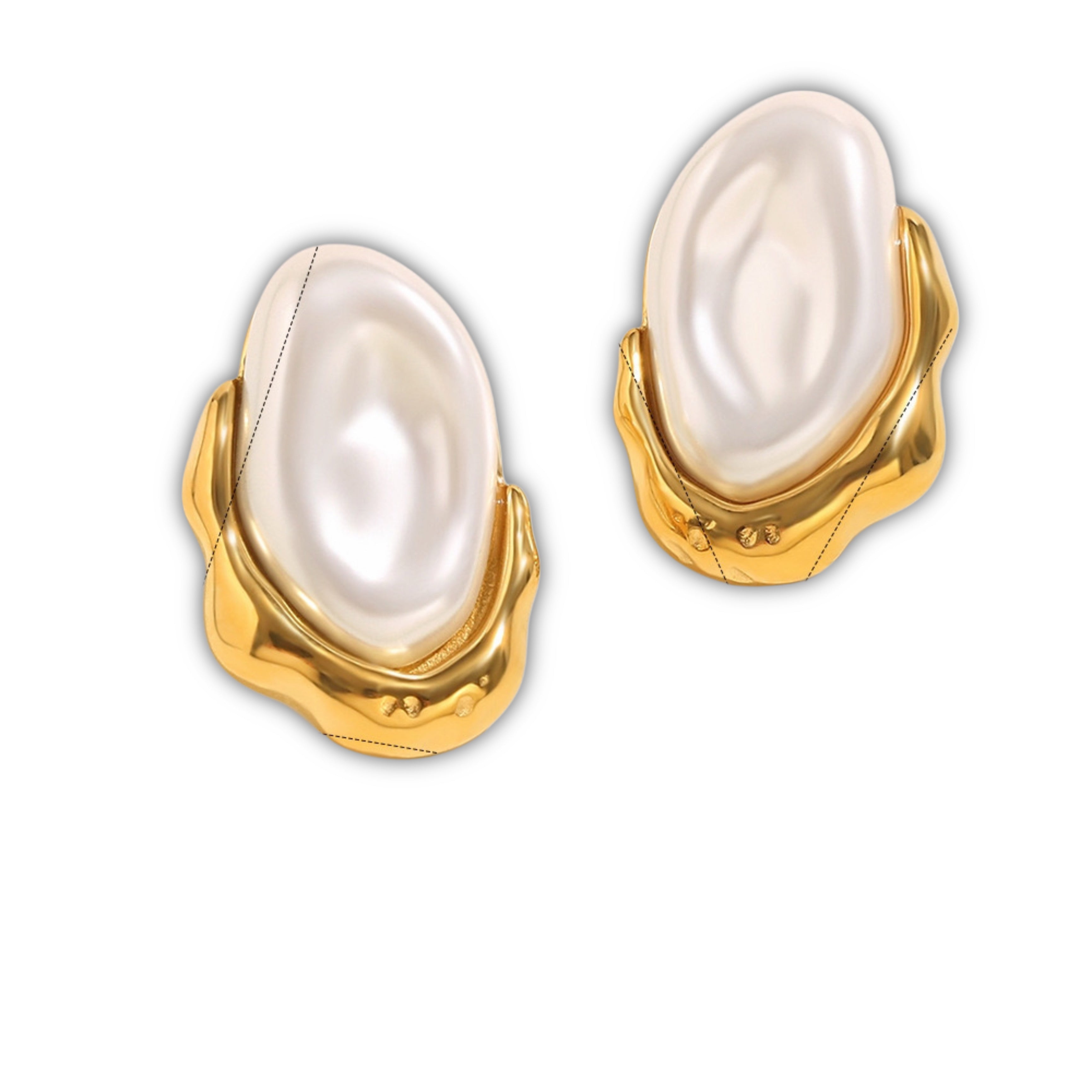 Marquise earrings