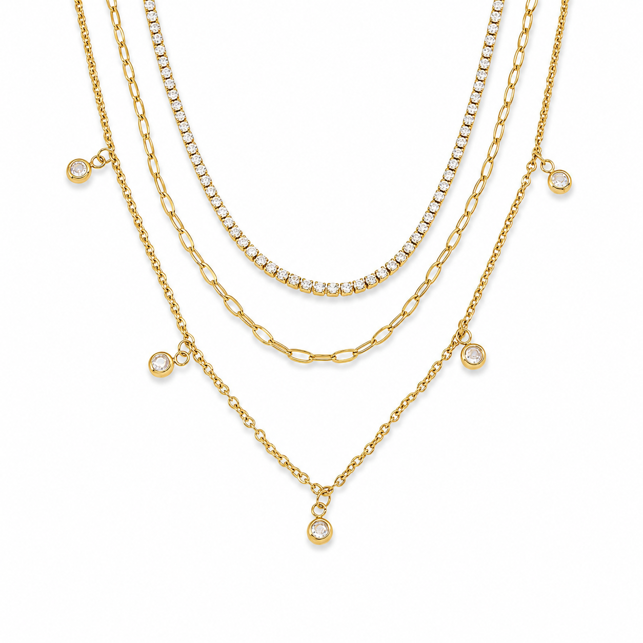 Triple necklace