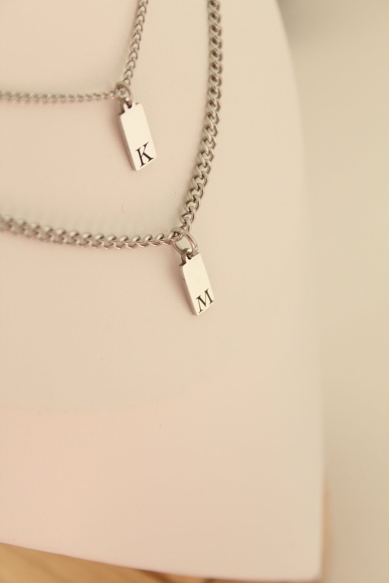 Dúo collar de inciales