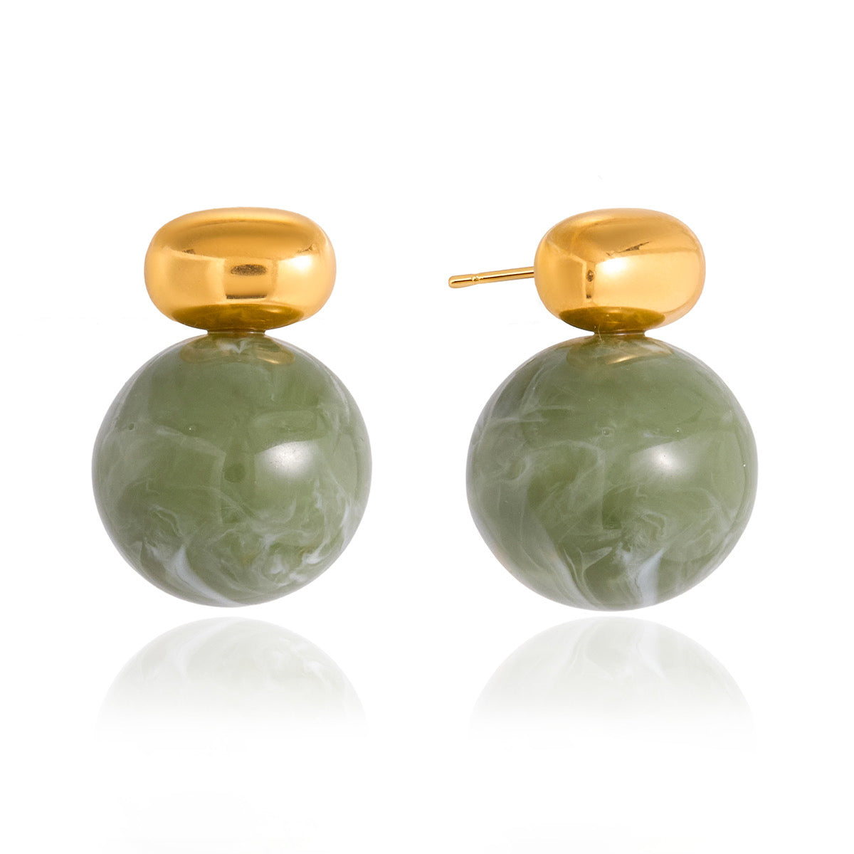 Maxi aretes verdes