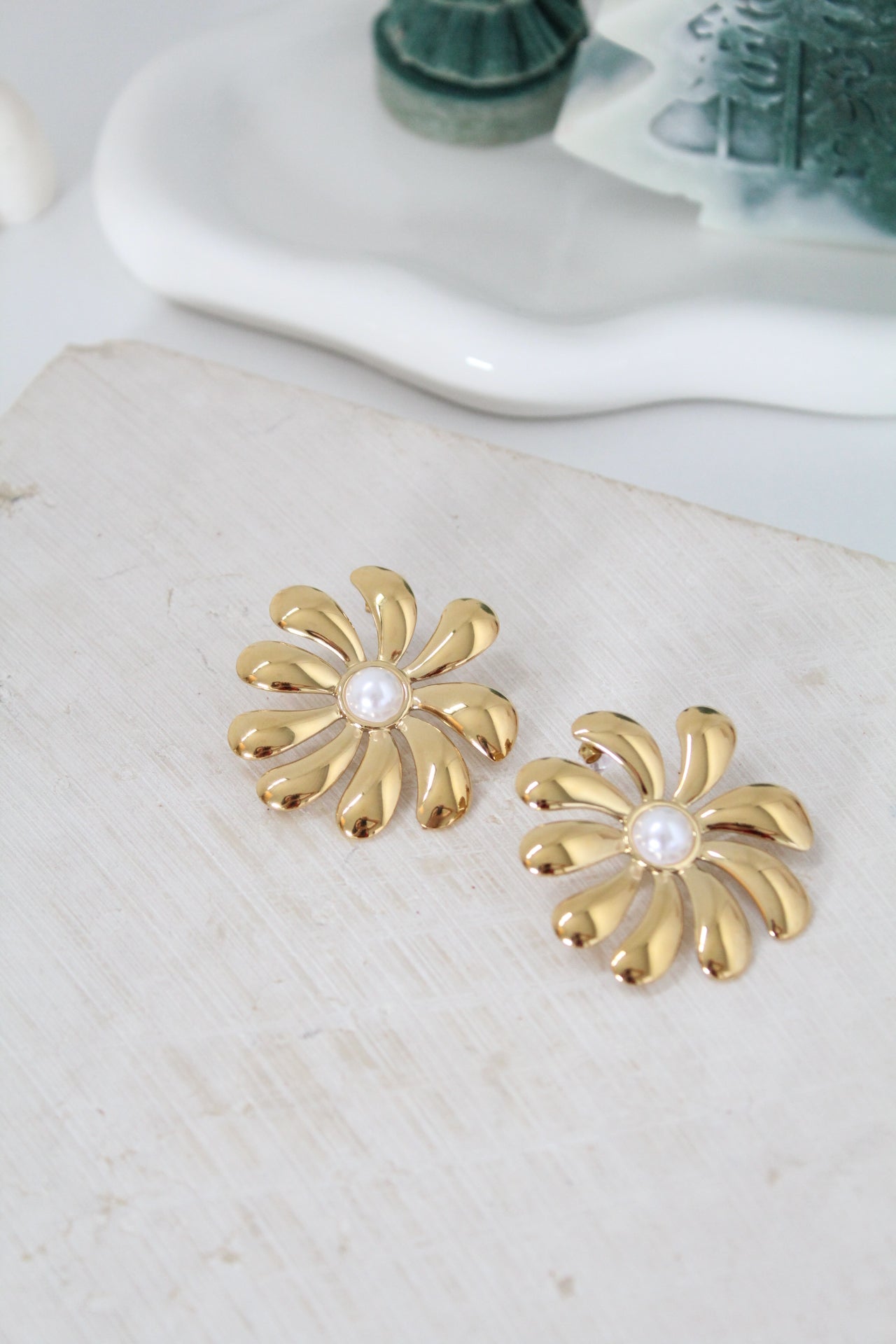 Maxi flower earrings
