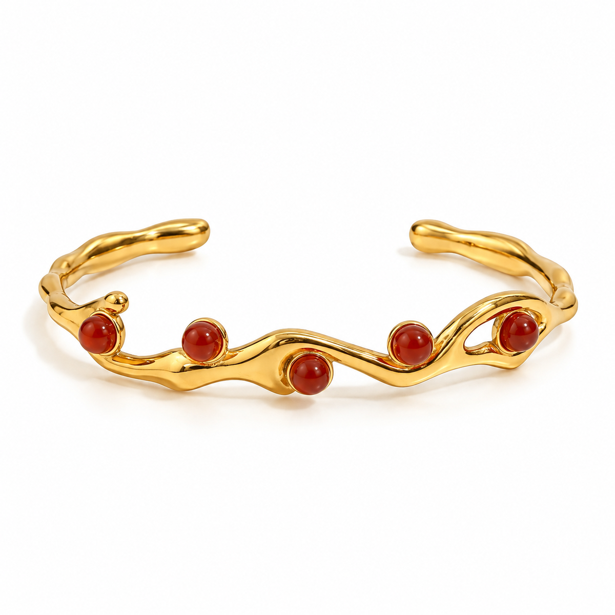 Brazalete rojo ajustable