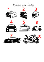 Llavero de casco