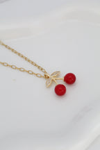 Cherry necklace