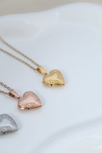 Relicario mini mini de corazón (grabado)