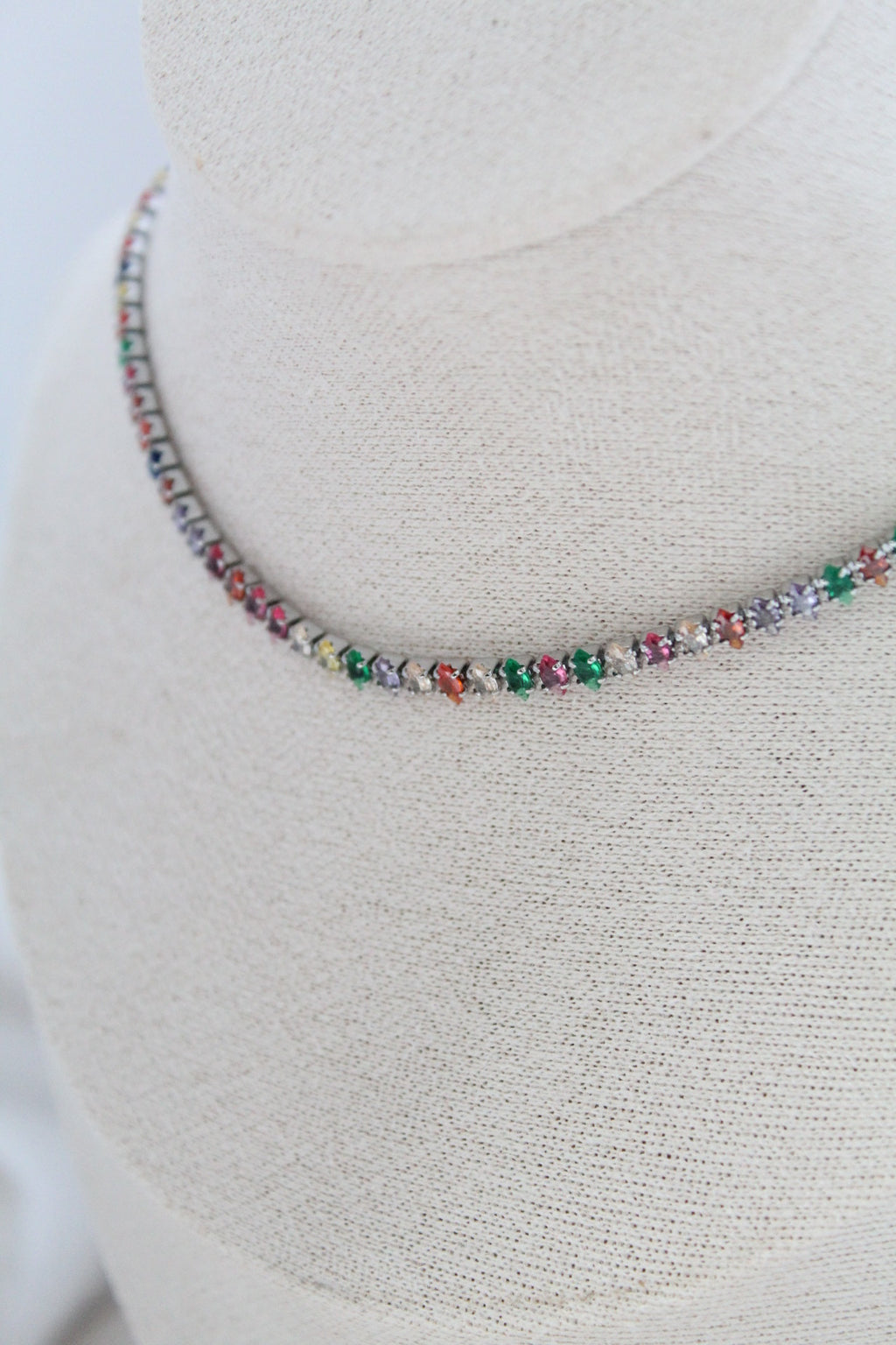 Sparkle rainbow necklace