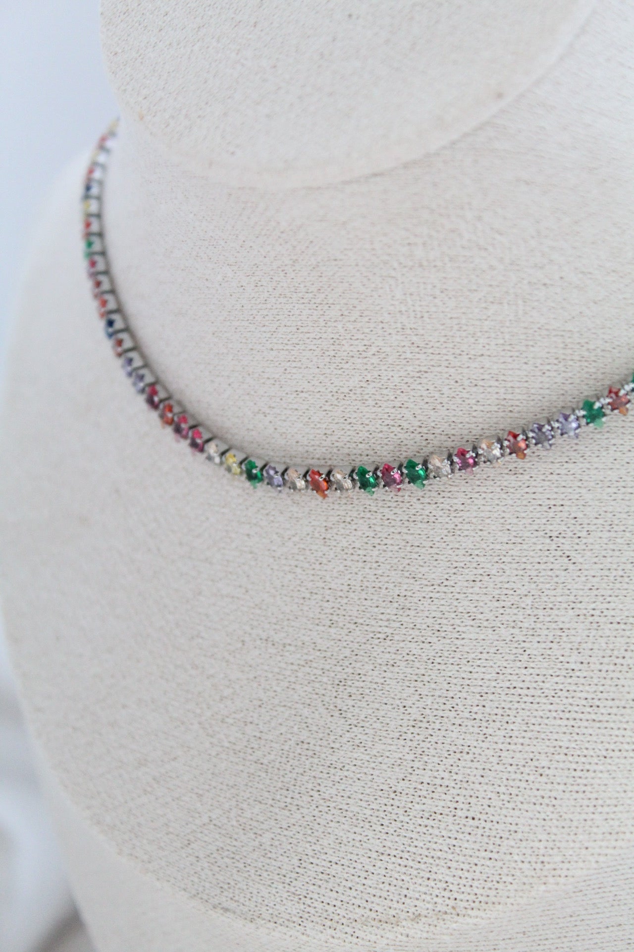 Sparkle rainbow necklace