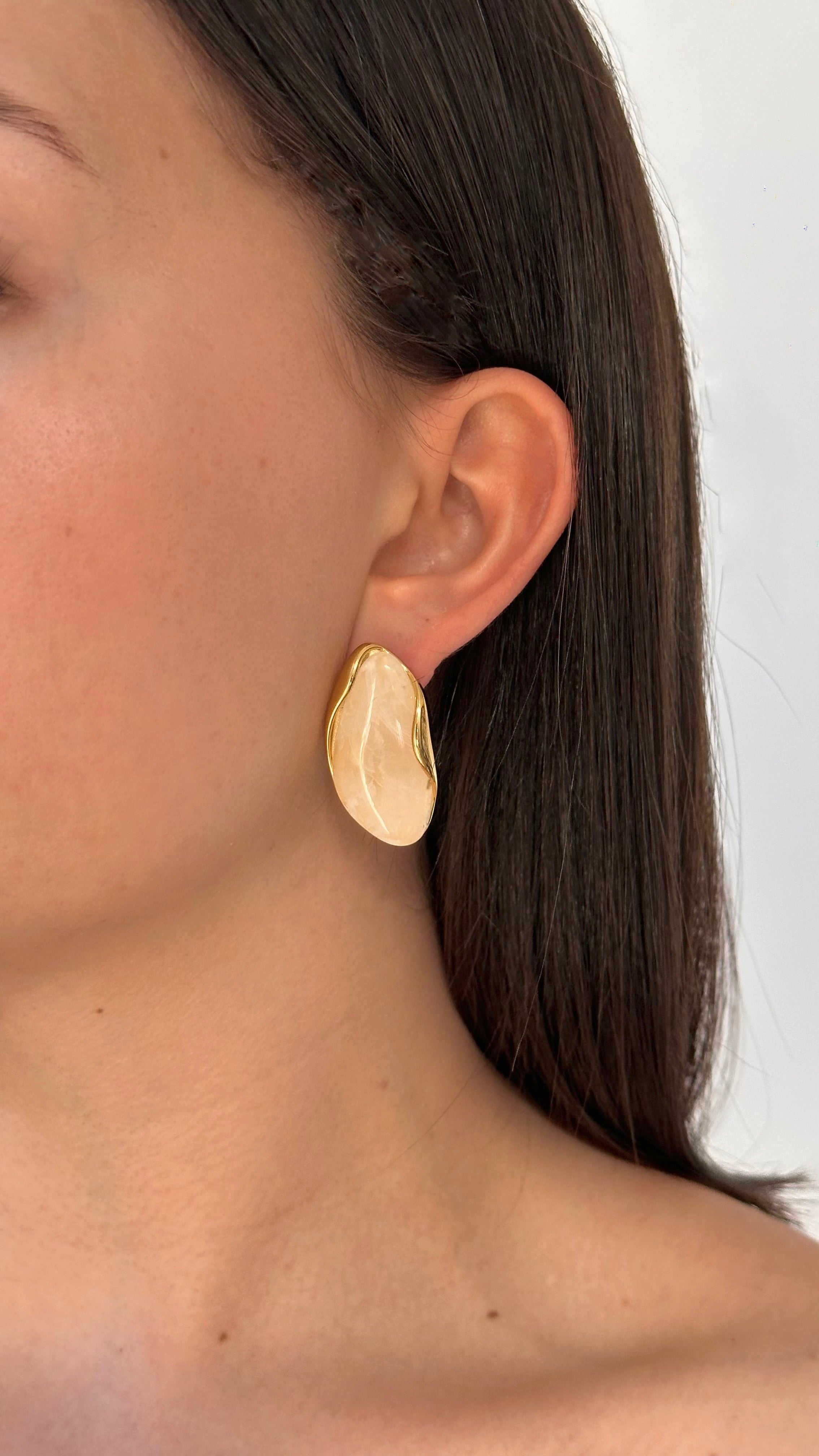 Veyra earrings (blanco)