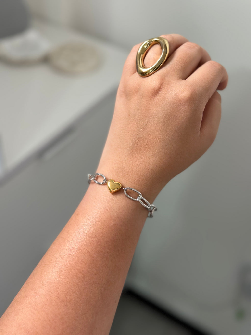 Brazalete de corazón