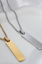 Cadena con grabado de mirada