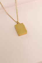 Relicario rectangular de nácar