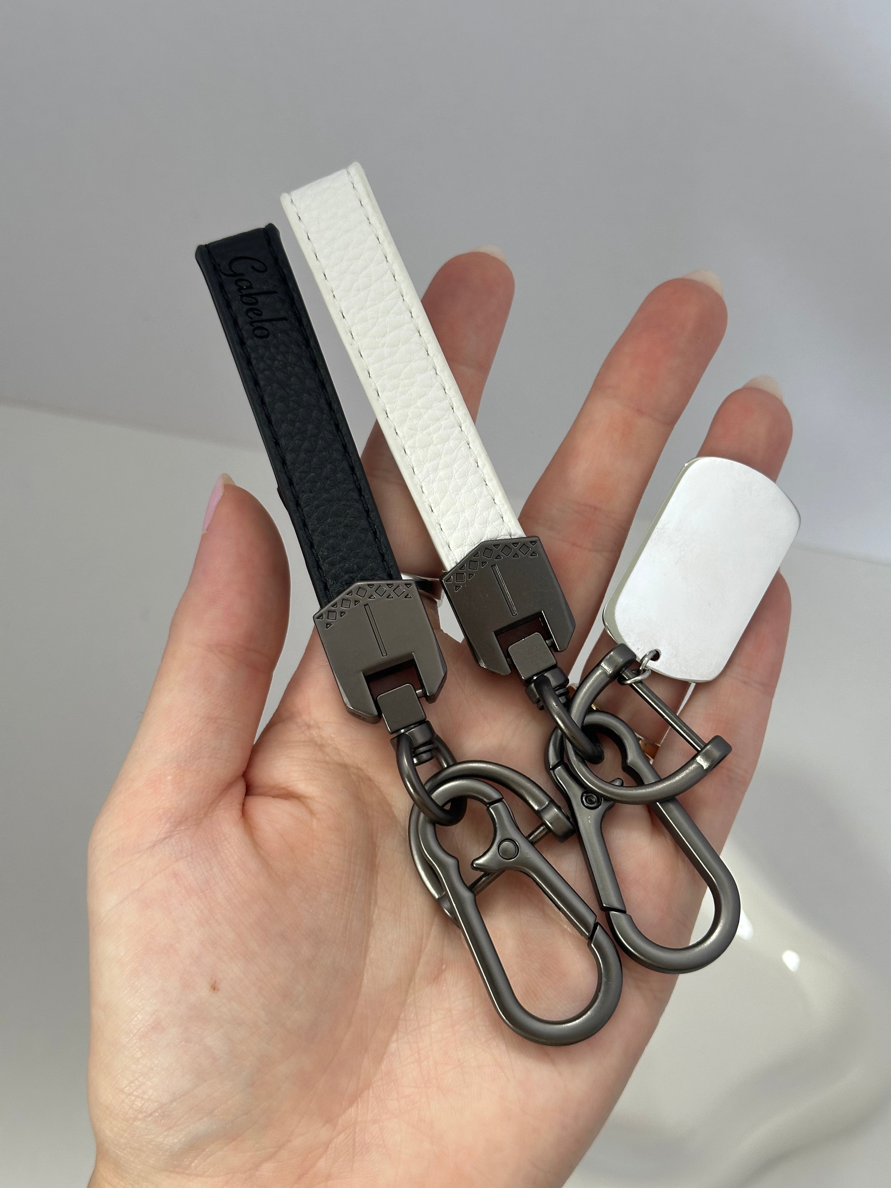 Llavero de cuero personalizable