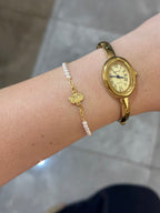 Pulsera fe y protección perlas