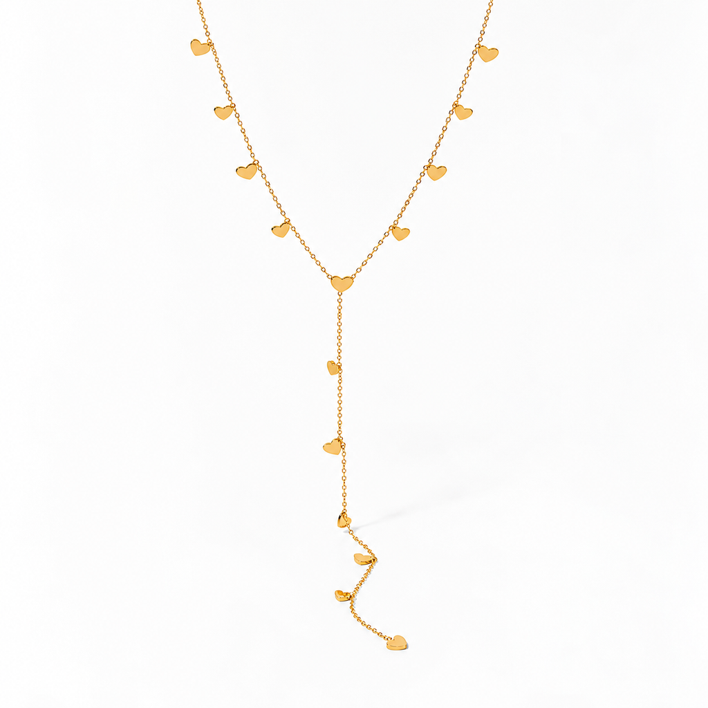 Collar de corazones