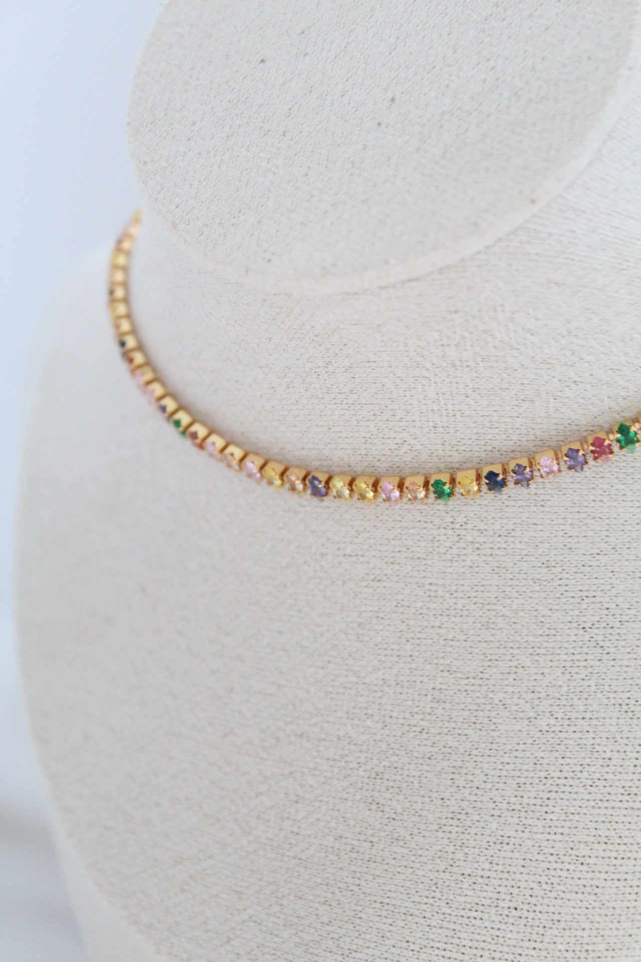 Sparkle rainbow necklace