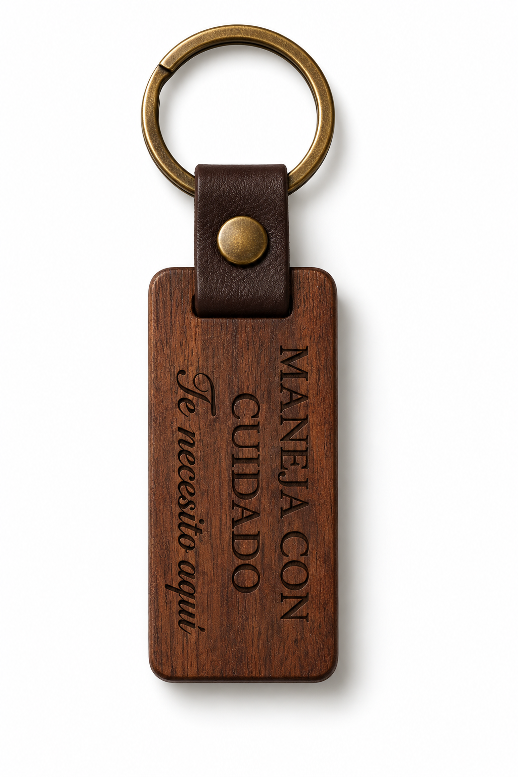 Llavero de madera