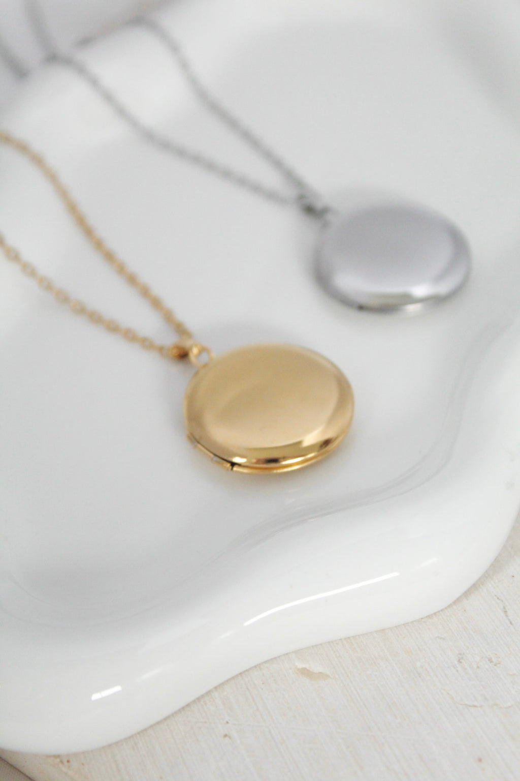 Relicario redondo de hombre