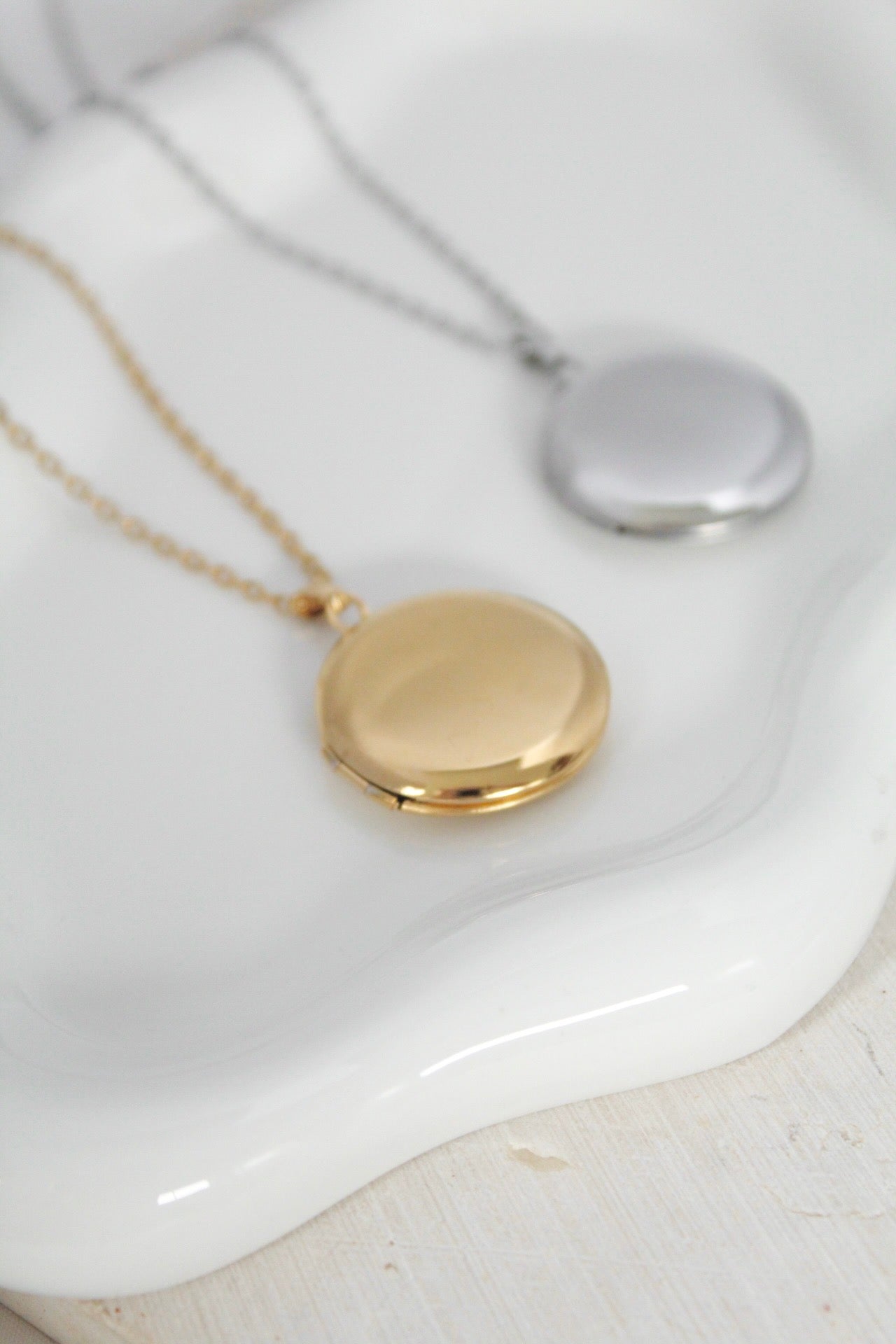 Relicario redondo de hombre