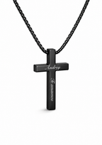 Collar de cruz personalizado