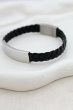 Pulsera de cuero trenzada