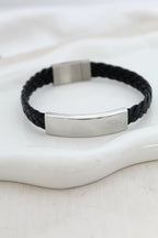 Pulsera de cuero trenzada