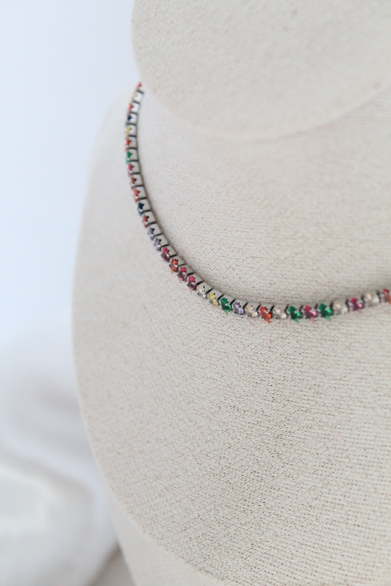 Sparkle rainbow necklace