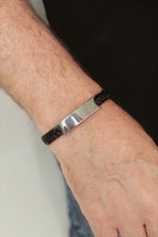 Pulsera de cuero trenzada