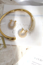 Mini hoops de perlitas