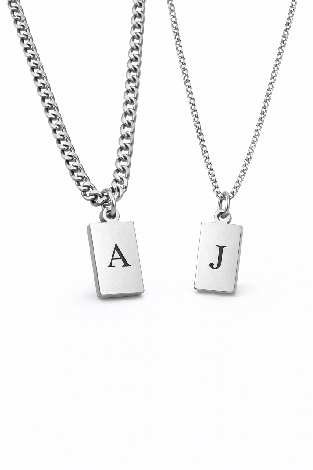 Dúo collar de inciales