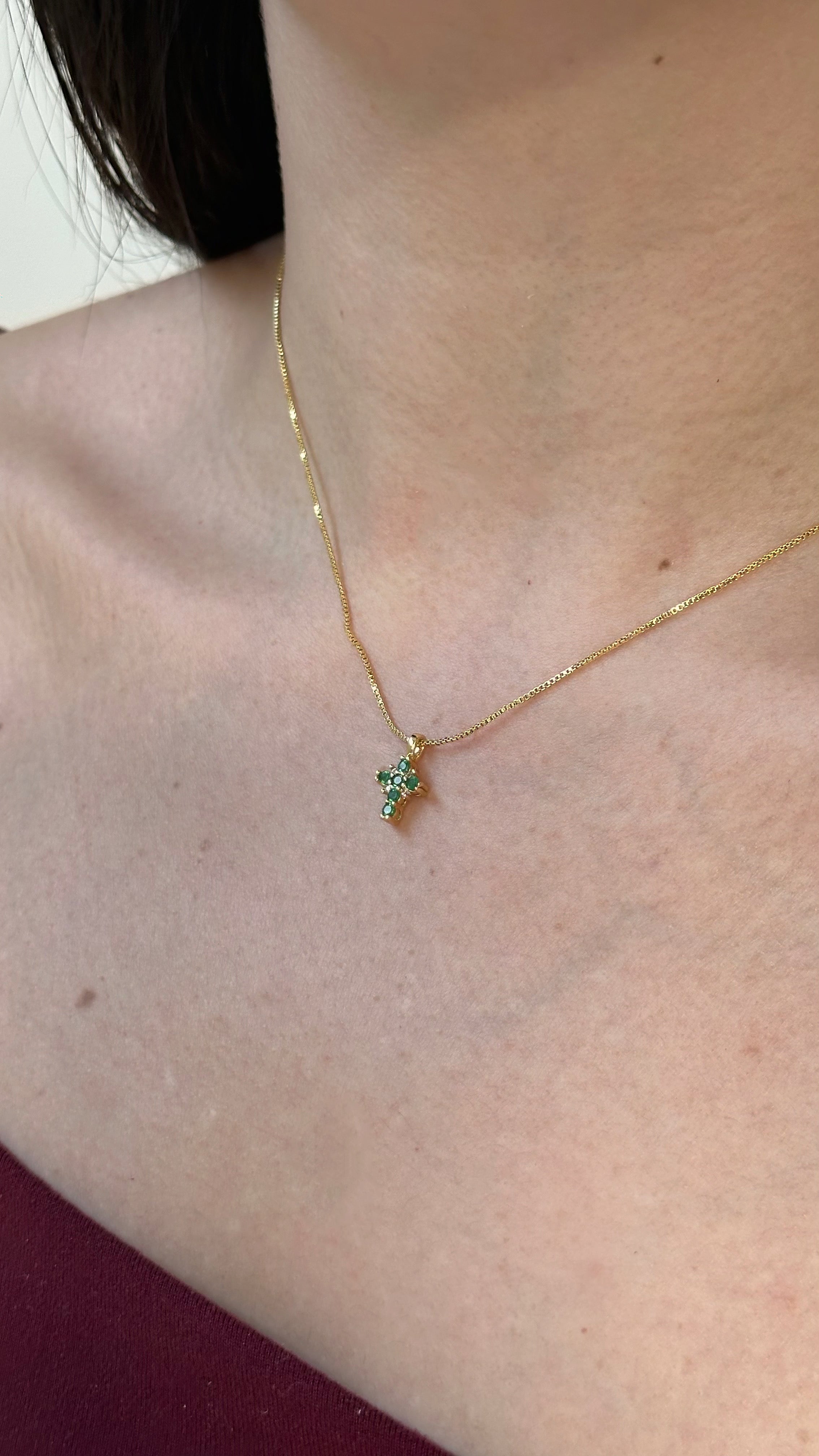 Cadenita de cruz mini