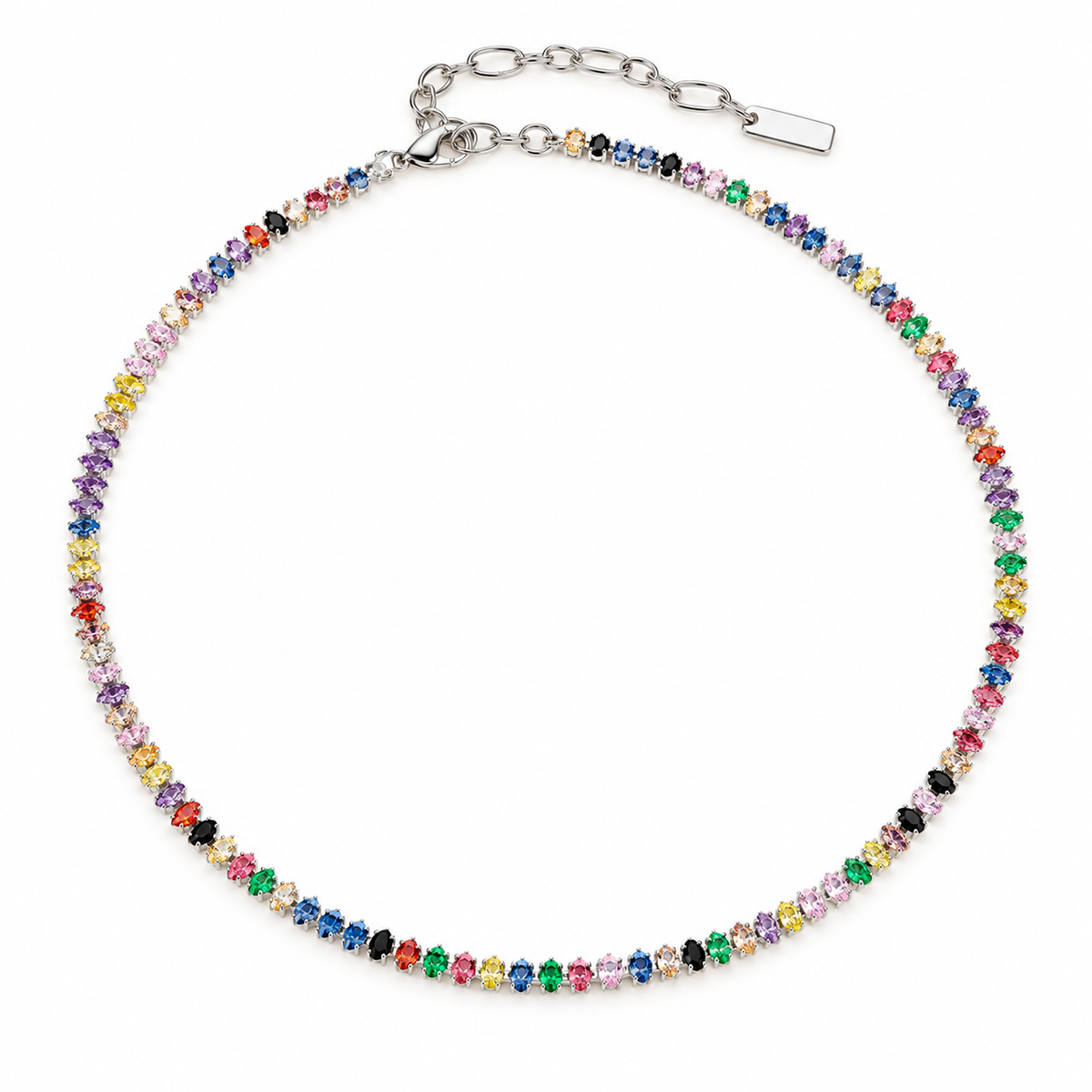 Sparkle rainbow necklace