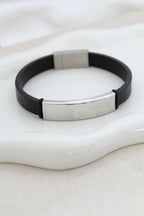 Pulsera de cuero lisa