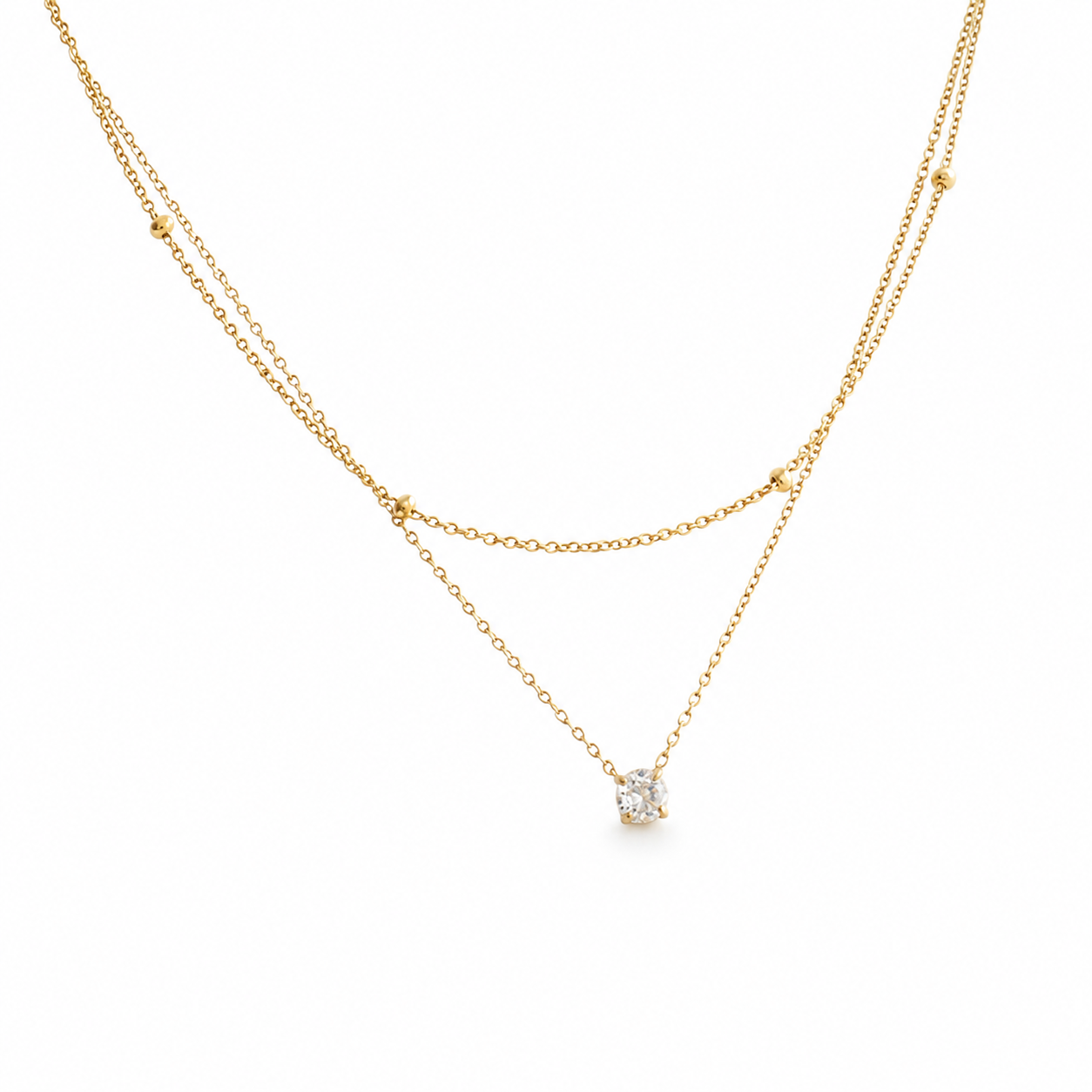 Cadenita doble minimalista