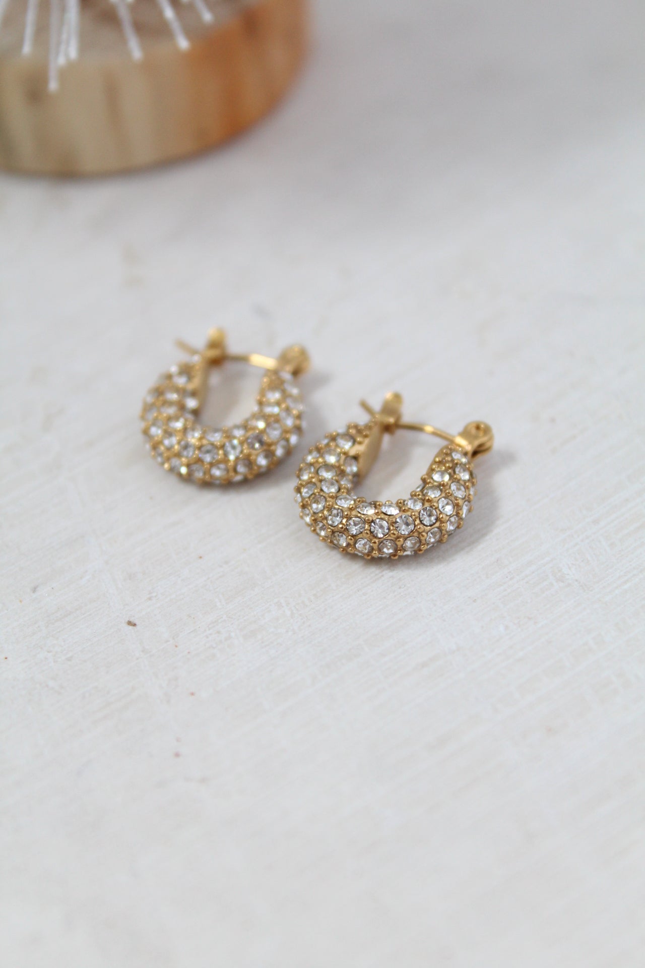 Mini hoops de zirconias