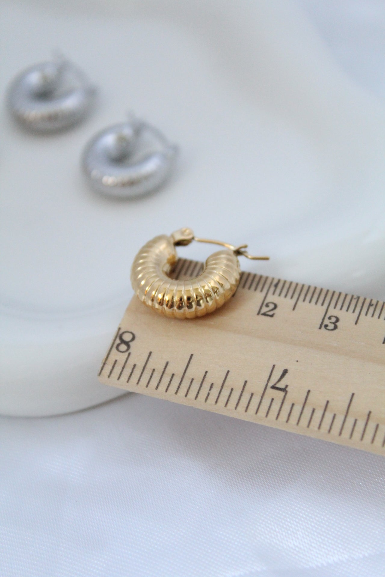 Mini Larissa chunky hoops