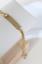 Esclava con detalle de corazón