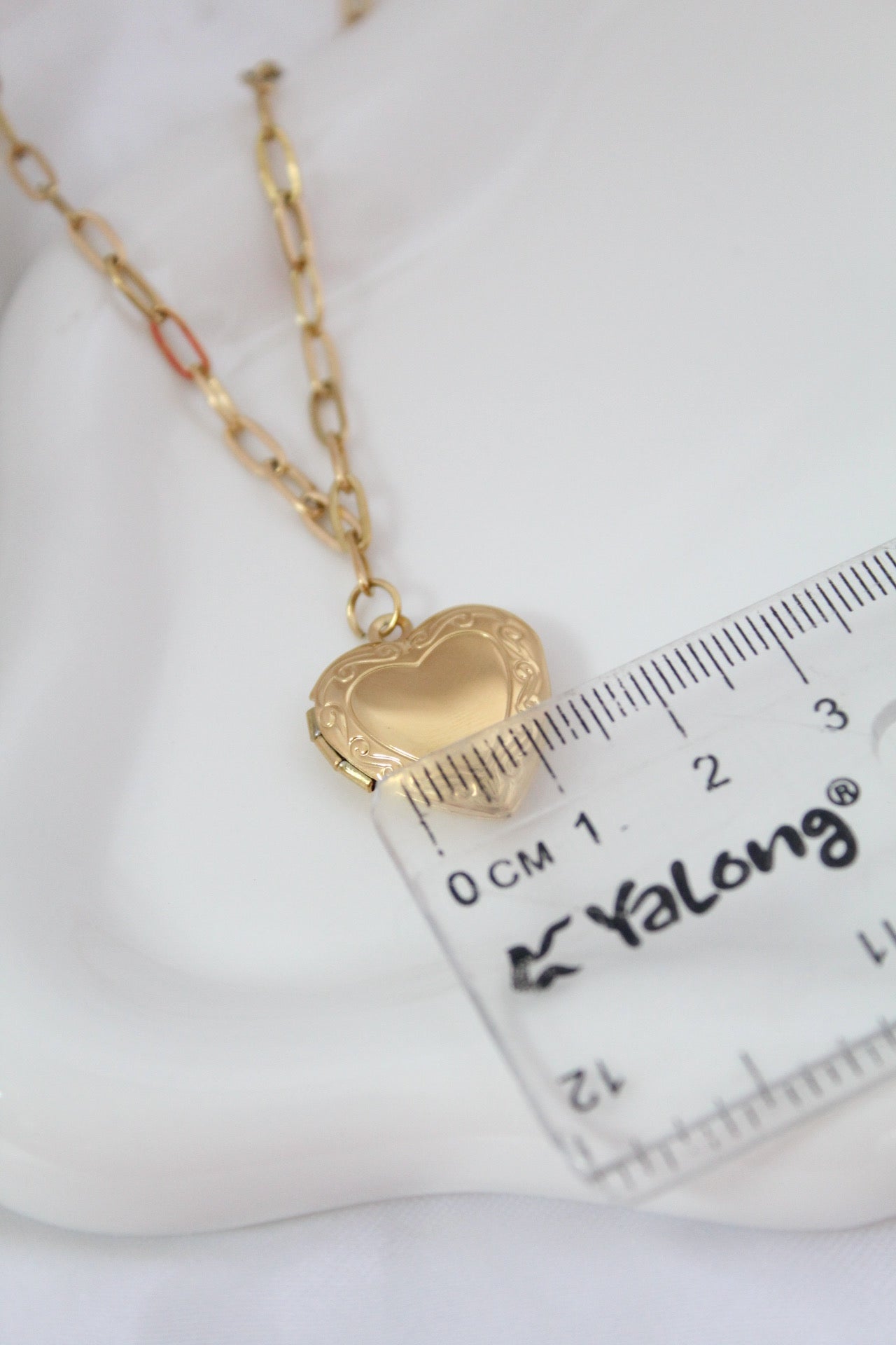 Relicario mini con Cadena de eslabones