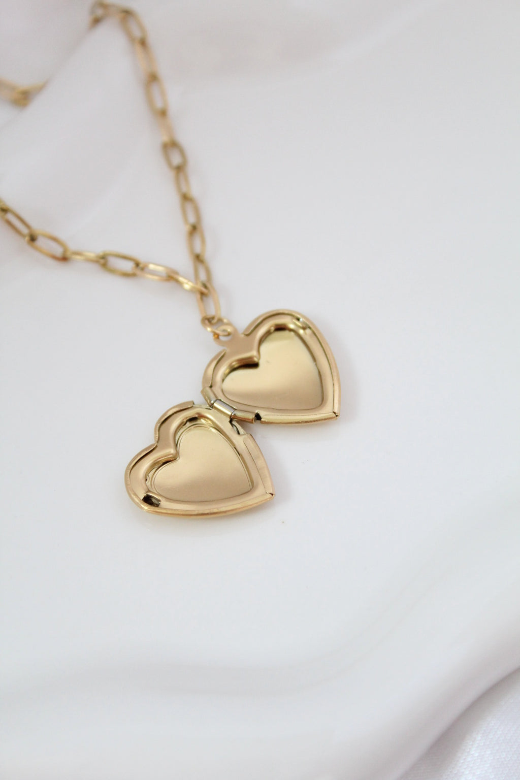 Relicario mini con Cadena de eslabones