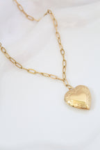 Relicario mini con Cadena de eslabones